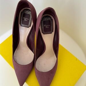 Dior Burgundy Women's Shoes